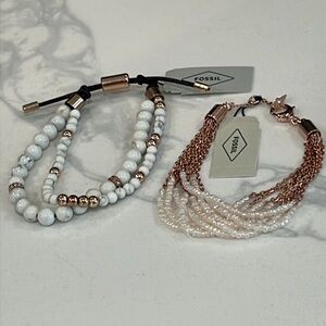Cute. 2pc FOSSIL Bracelets.